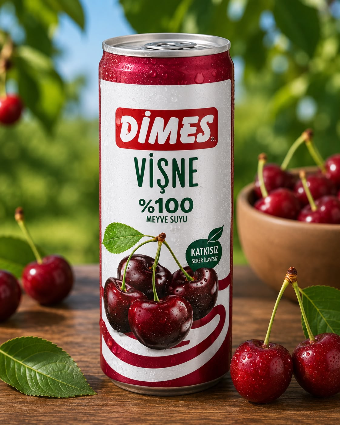 DİMES VİŞNE  KUTU 250 ML  ( 12 Lİ ) 