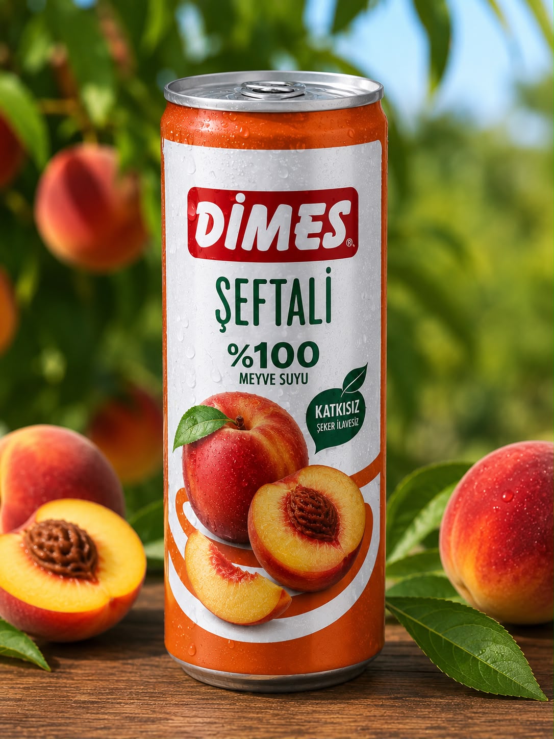 DİMES ŞEFTALİ  KUTU 250 ML  ( 12 Lİ ) 